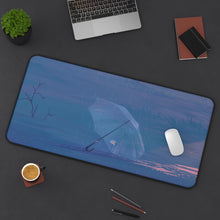 Load image into Gallery viewer, Umbrella Covering a Flower in the Rain Mouse Pad (Desk Mat) On Desk