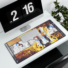 Load image into Gallery viewer, Nisekoi Chitoge Kirisaki, Kosaki Onodera Mouse Pad (Desk Mat) With Laptop