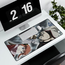 Load image into Gallery viewer, Gintama Gintoki Sakata, Kagura, Shimura Shinpachi Mouse Pad (Desk Mat) With Laptop