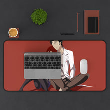 Load image into Gallery viewer, Kurisu Makise Mouse Pad (Desk Mat) With Laptop