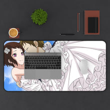 Load image into Gallery viewer, Satoshi Fukube Wedding Mouse Pad (Desk Mat) With Laptop