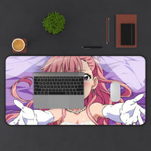 Load image into Gallery viewer, Louise Mouse Pad (Desk Mat) With Laptop