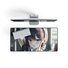 Load image into Gallery viewer, Anime Girl Mouse Pad (Desk Mat) On Desk