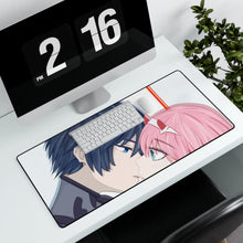 Load image into Gallery viewer, Darling in the FranXX Mouse Pad (Desk Mat) With Laptop