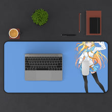 Load image into Gallery viewer, Nisekoi Chitoge Kirisaki Mouse Pad (Desk Mat) With Laptop