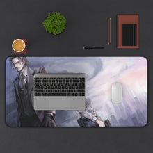 Load image into Gallery viewer, Akane Tsunemori with the the villain Mouse Pad (Desk Mat) With Laptop