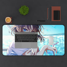 Load image into Gallery viewer, Anime Girl Mouse Pad (Desk Mat) With Laptop