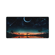 Load image into Gallery viewer, Sunset, Starry, Night, Sky, Moon, Stars, Anime, Scenery, Mouse Pad (Desk Mat)