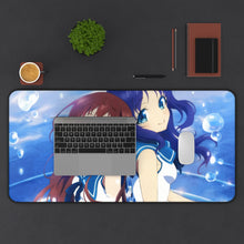 Load image into Gallery viewer, Nagi No Asukara Mouse Pad (Desk Mat) With Laptop