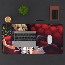 Load image into Gallery viewer, Saber (Fate Series) Mouse Pad (Desk Mat) With Laptop