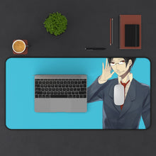 Load image into Gallery viewer, Durarara!! Izaya Orihara Mouse Pad (Desk Mat) With Laptop