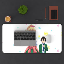 Load image into Gallery viewer, Hajimete No Gal Mouse Pad (Desk Mat) With Laptop