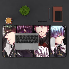 Load image into Gallery viewer, Kuroko's Basketball Tetsuya Kuroko, Daiki Aomine, Atsushi Murasakibara Mouse Pad (Desk Mat) With Laptop