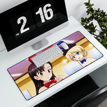 Load image into Gallery viewer, Girls und Panzer Mouse Pad (Desk Mat) With Laptop