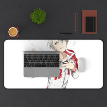 Load image into Gallery viewer, Yuri!!! On Ice Mouse Pad (Desk Mat) With Laptop
