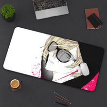 Load image into Gallery viewer, Yuri!!! On Ice Yuri Plisetsky Mouse Pad (Desk Mat) With Laptop