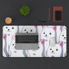 Load image into Gallery viewer, Laid-Back Camp Mouse Pad (Desk Mat) With Laptop