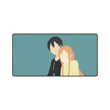 Load image into Gallery viewer, Kirito and Asuna Mouse Pad (Desk Mat)