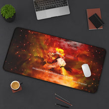 Load image into Gallery viewer, Fairy Tail Natsu Dragneel Mouse Pad (Desk Mat) On Desk