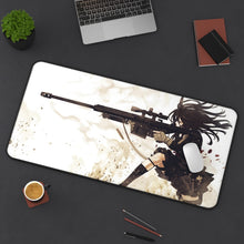 Load image into Gallery viewer, Anime Military Mouse Pad (Desk Mat) On Desk
