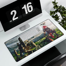 Load image into Gallery viewer, Erza Scarlet - Knight & Castle Mouse Pad (Desk Mat) With Laptop
