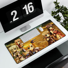 Load image into Gallery viewer, Magical Girl Lyrical Nanoha Mouse Pad (Desk Mat) With Laptop