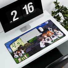 Load image into Gallery viewer, Girls und Panzer Mouse Pad (Desk Mat) With Laptop