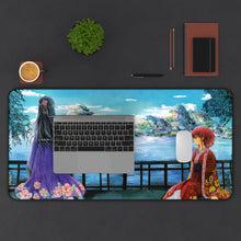 Load image into Gallery viewer, Yona Of The Dawn Mouse Pad (Desk Mat) With Laptop