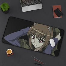 Load image into Gallery viewer, Spice And Wolf Mouse Pad (Desk Mat) On Desk