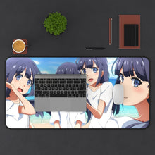 Load image into Gallery viewer, Rascal Does Not Dream Of Bunny Girl Senpai Mouse Pad (Desk Mat) With Laptop