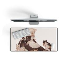 Load image into Gallery viewer, Anime Girl Mouse Pad (Desk Mat) On Desk