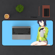 Load image into Gallery viewer, Gamers! Chiaki Hoshinomori Mouse Pad (Desk Mat) With Laptop