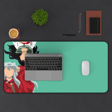 Load image into Gallery viewer, InuYasha Mouse Pad (Desk Mat) With Laptop