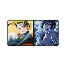 Load image into Gallery viewer, Naruto and Sasuke Mouse Pad (Desk Mat)