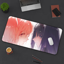 Load image into Gallery viewer, Puella Magi Madoka Magica Homura Akemi, Madoka Kaname Mouse Pad (Desk Mat) On Desk