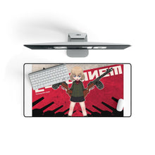 Load image into Gallery viewer, Girls und Panzer Mouse Pad (Desk Mat) On Desk