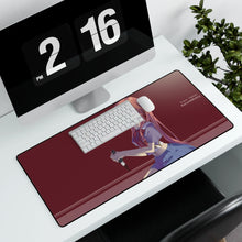Load image into Gallery viewer, Mirai Nikki Yuno Gasai Mouse Pad (Desk Mat) With Laptop
