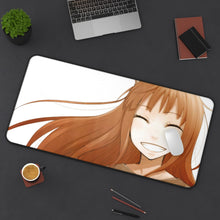 Load image into Gallery viewer, Spice And Wolf Mouse Pad (Desk Mat) On Desk