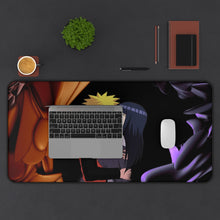 Load image into Gallery viewer, Naruto and Hinita Kissing Mouse Pad (Desk Mat) With Laptop