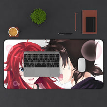 Load image into Gallery viewer, High School DxD Rias Gremory, Issei Hyoudou Mouse Pad (Desk Mat) With Laptop