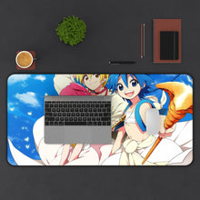 Load image into Gallery viewer, Magi: The Labyrinth Of Magic Japanese Desk Mat Mouse Pad (Desk Mat) With Laptop
