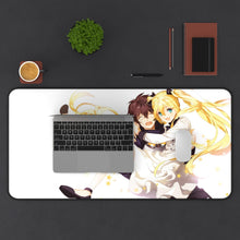 Load image into Gallery viewer, Blood Blockade Battlefront Leonardo Watch Mouse Pad (Desk Mat) With Laptop