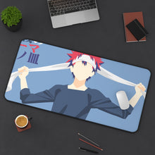 Load image into Gallery viewer, Food Wars: Shokugeki No Soma Mouse Pad (Desk Mat) On Desk