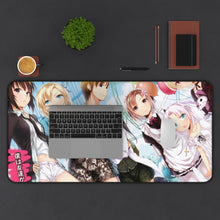 Load image into Gallery viewer, Boku Wa Tomodachi Ga Sukunai Sena Kashiwazaki, Yozora Mikazuki, Kodaka Hasegawa, Kobato Hasegawa, Rika Shiguma Mouse Pad (Desk Mat) With Laptop