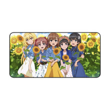 Load image into Gallery viewer, A Certain Scientific Railgun Mikoto Misaka, Kuroko Shirai, Ruiko Saten Mouse Pad (Desk Mat)