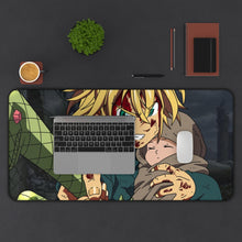 Load image into Gallery viewer, The Seven Deadly Sins Meliodas, Elizabeth Liones Mouse Pad (Desk Mat) With Laptop