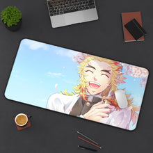 Load image into Gallery viewer, Demon Slayer: Kimetsu no Yaiba Mouse Pad (Desk Mat) On Desk