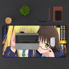 Load image into Gallery viewer, Konjiki no Yami, Mikan Yuuki Mouse Pad (Desk Mat) With Laptop