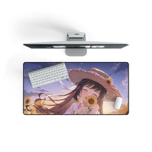 Load image into Gallery viewer, Anime Girl Mouse Pad (Desk Mat) On Desk