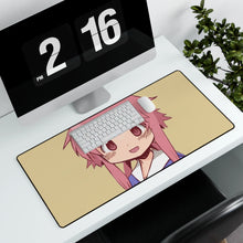 Load image into Gallery viewer, Mirai Nikki Yuno Gasai Mouse Pad (Desk Mat) With Laptop